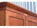 Antique Federal Mahogany Inlaid Linen Press