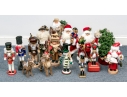 Collection Of 15 Pieces Of Christmas Related Decoration