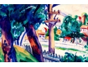 Signed A. Moolaritvich Watercolor On Paper, 1934