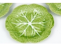Set Of Twelve Portuguese Naturalistic Cabbage Plates