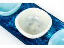 Lilly Juilet Four Piece Collection Of Acrylic And Resin Serving Wares