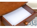 Transitional Style End Table With Single Drawer