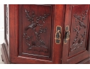 Chinese Carved Hexagonal Cabinet
