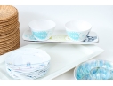 Collection Of Melamine And Woven Bowls