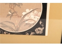 Pair Of Framed Chinese Floral/Butterfly Prints