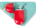Elsa Peretti For Tiffany & Co. Red Bean Lighter