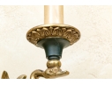 Pair Of French Empire Style Brass Wall Sconces