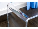 Chic Lucite Waterfall Console Table