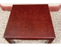 Stylish Lacquered Grasscloth Low Table