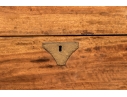 Antique Mahogany And Brass Trunk
