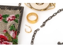 Collection Of Assorted Fashion And Costume Jewelry Pieces And Vintage Handbags