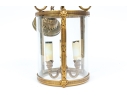 Quality Brass Three Light Cieling Mounted Chandlier