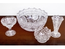 Collection Of ABC Glass Serving Wares