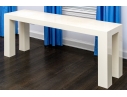 Johnathan Adler White Lacquered Console Table