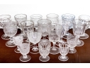 Assembled Collection Of Eighteen Glass Goblets
