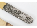 Group Of Three Antique Bone And Silver Letter Openers