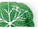 Set Of Nine Bordallo Penniero Portuguese Hand-Painted Cabbage Plates