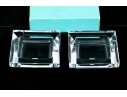 Pair Of Tiffany & Co. Crystal Dishes 