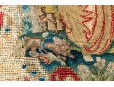 Two Accent Pillows, Including An 18th C. Tapestry Fragment Embroidered Onto A Later Needlepoint Pillow