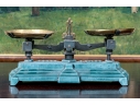 Antique Painted Cast Iron Scale