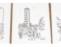 Vintage 1973-74 DDR Portfolio Of Prints Along With A Collection Of Other Prints