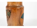 Carved Asian Bamboo Brush Vase