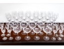 Forty-Five Piece Set Of Crystal Drinkware, Probably Orrefors 