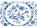 Set Of Three German, Meissen Blue And White Plates