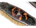 Antique Victorian Broadway & Co. (Birmingham, 1901-present) Silver And Tortoise Shell Vanity Set