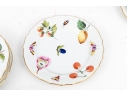 Herend Hungary Hand-Painted Porcelain Partial Dinner Service, Market Garden (FR) Pattern, 28 Pieces