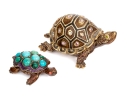 Two Jay Strongwater Turtle Form Boxes