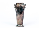 Christofle Silver Plated Bud Vase With Dragonfly Motif