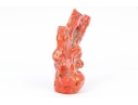 Vintage Natural Red Branch Coral Specimen 