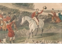 19th Century English Color Equestrian Etching, Moore's Tally Ho: To The Sports, The Noble Tips