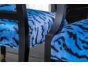 Pair Of Custom Brunschwig & Filss Silk Velvet Upholstered Armchairs