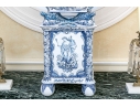 Impressive Blue And White Delft Style Ceramic Tulipiere