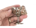 Group Of Six Fine Decorative Silver Clad Shells With Ruzzetti Italy