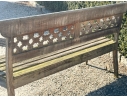 Elegant Teak Bench (1 Of 2)