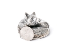 Buccellati Sterling Silver Miniature Precious Curled Fox