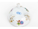 Herend Hungary Hand-Painted Porcelain Covered Bon Bon Dish, Queen Victoria (VBO) Pattern