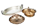 Collection Of Silver Plated Serving Ware, Including English Silver Mfg. Co. 