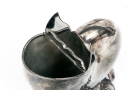 Antique English Victorian Silverplate Nautilus Spoon Warmer 