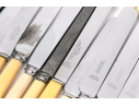 Sixty-eight English Stainless And Celluloid Knives