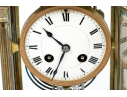 Neoclassical Style Brass Mantel Clock