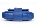 Chanel Striking Blue Purple Glazed Caviar Leather Coco Rider Flap Hobo