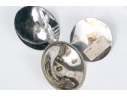 Three Antique Cut Glass And Silverplate Biscuit Jars 