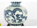Chinese Vintage Blue And White Double Gourd Ceramic Vase
