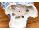 Pair Of Decorative Chinese Porcelain Quatrefoil Vases