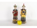 Vintage 15” Chinese Porcelain Emperor Statues