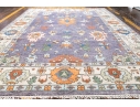 HAND KNOTTED INDIAN OUSHAK ROOM SIZE CARPET - 11' 10